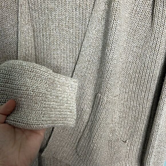 Marine Layer Linen Blend Heavy Pocket Cardigan - Picture 5 of 8